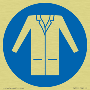 Custom Mandatory: Wear a lab coat